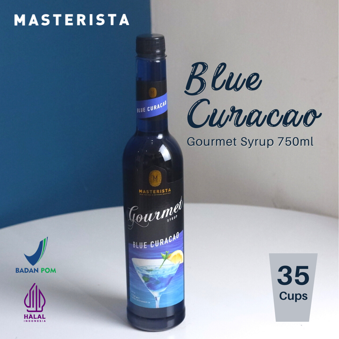 Premium Blue Curacao Syrup — Amoretti